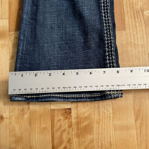 Rock Revival Ferry Jeans Mid-Rise Boot Stretch Rhinestone Pockets Sz 25 EUC - Picture 16 of 16